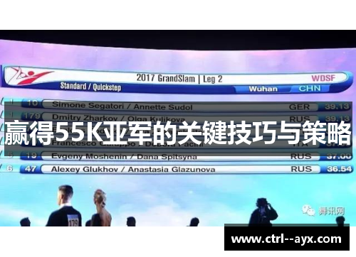 赢得55K亚军的关键技巧与策略